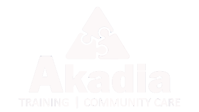 Akadia-training-and-community-care-white-logo